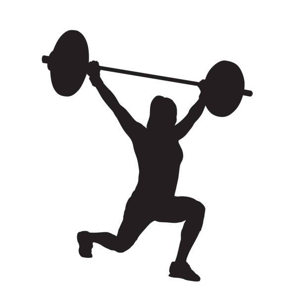 Female Weightlifter Silhouette 9956