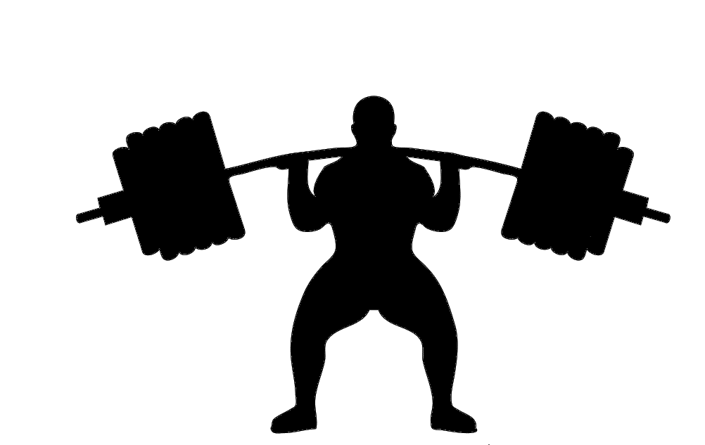 1002x633 Weightlifting Silhouette Graphic Design Vector
