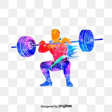 360x360 Free Download Weightlifting Silhouette Png Images, Weightlifting