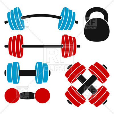 Set Of Athletic Weights Kettlebell, Dumbbell, Barbell Vector 400x400 Set Of Athletic Weights Kettlebell, Dumbbell, Barbell Vector