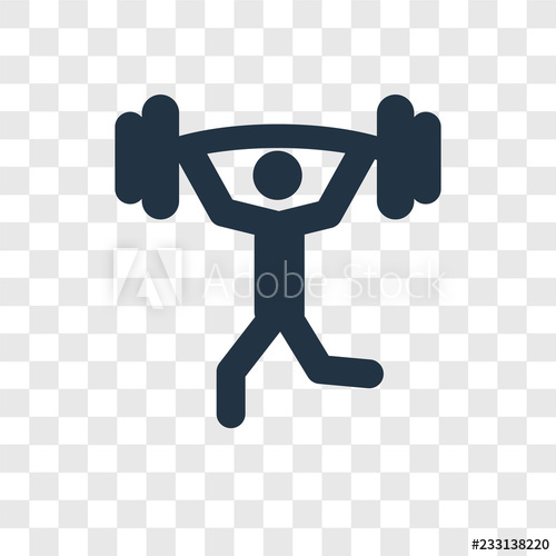 Weightlifting Vector Icon Isolated On Transparent Background 500x500 Weightlifting Vector Icon Isolated On Transparent Background