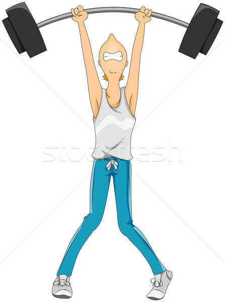 Weightlifting Vector Illustration Lenm 447x600 Weightlifting Vector Illustration Lenm