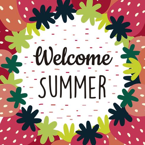 490x490 Welcome Summer Background