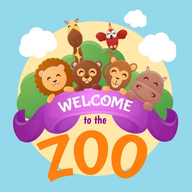 626x626 Welcome The The Zoo Background Vector Free Download