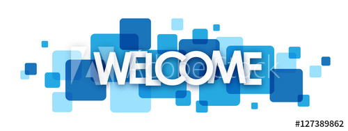 Welcome Overlapping Letters Vector Banner 500x188 Welcome Overlapping Letters Vector Banner