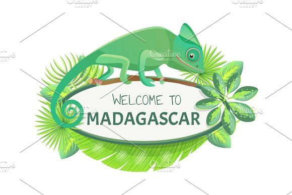 Welcome To Madagascar Banner Vector Illustration Poster Designs 580x387 Welcome To Madagascar Banner Vector Illustration Poster Designs