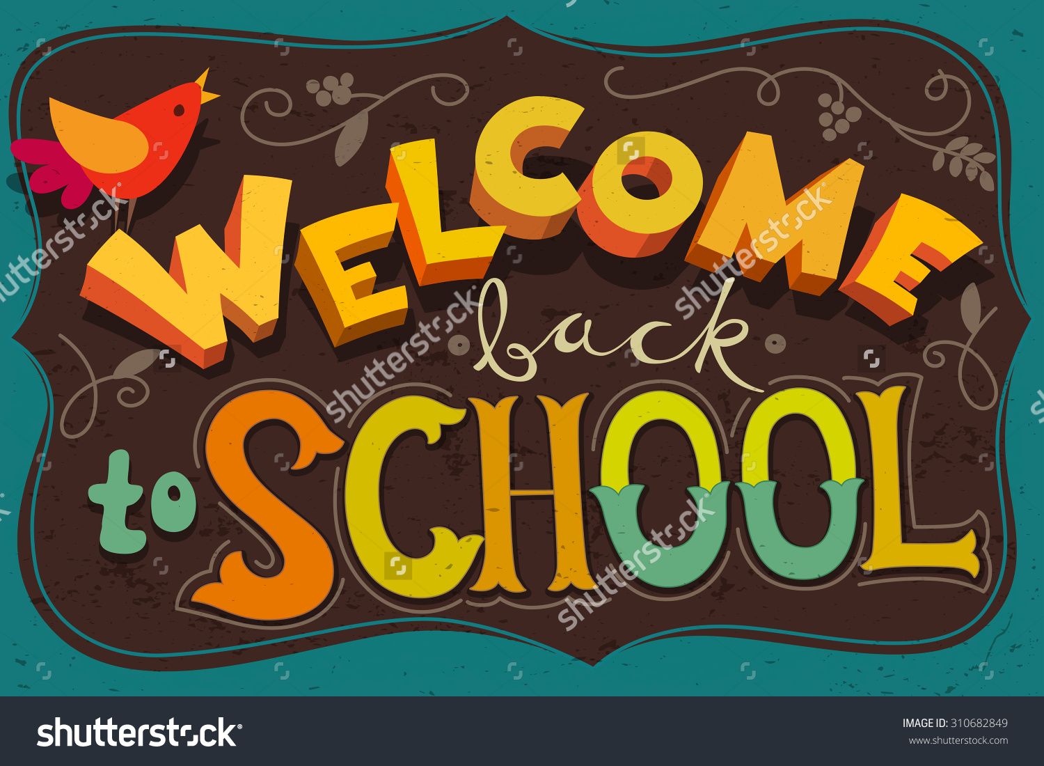 1500x1100 Welcome Back To School Poster Blackboard Design School Poster
