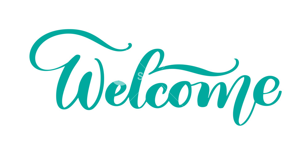 Welcome Hand Drawn Text Trendy Hand Lettering Quote, Fashion 1000x500 Welcome Hand Drawn Text Trendy Hand Lettering Quote, Fashion