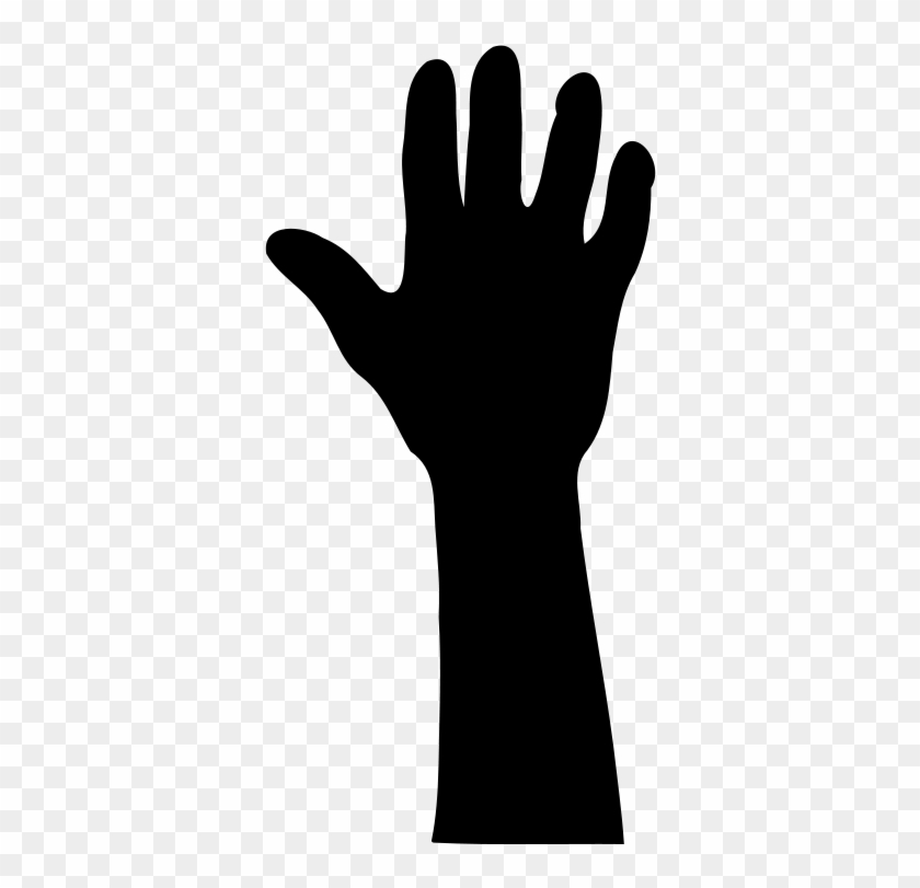 Free Raised Hand In Silhouette 840x811 Free Raised Hand In Silhouette