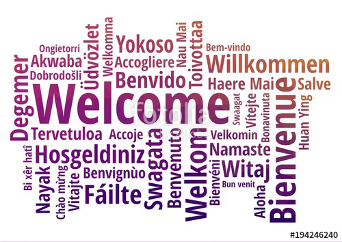 Welcome In Different Languages Vector at Vectorified.com | Collection ...