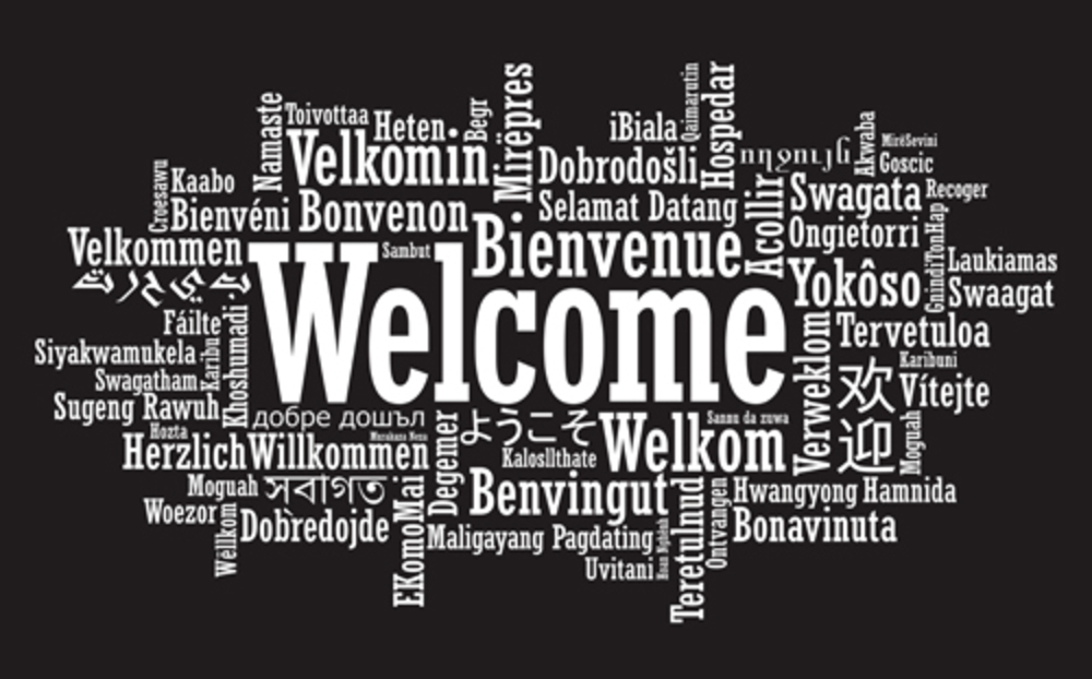 Welcome In Different Languages Vector at Vectorified.com | Collection ...