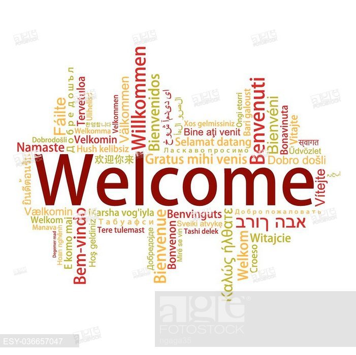 Welcome In Different Languages Vector at Vectorified.com | Collection ...