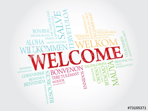 500x375 Welcome In Different Languages Vector Words Cloud Concept