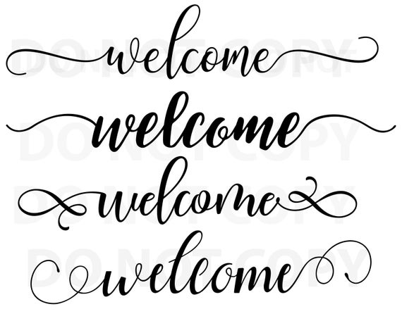 570x456 Welcome Sign Bundle Quotes For Cricut Sayings Etsy