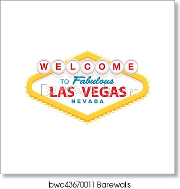 362x382 Welcome To Las Vegas Sign, Art Print Barewalls Posters Prints