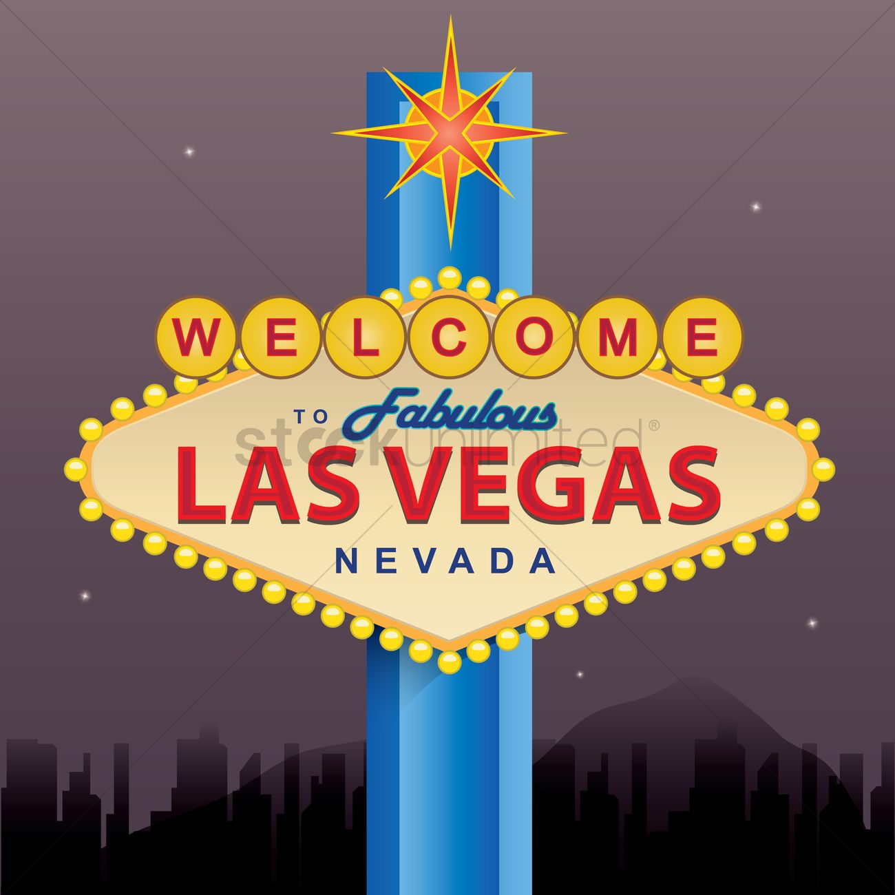 Welcome To Las Vegas Vector at Vectorified.com | Collection of Welcome ...