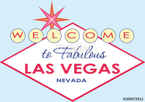 500x352 Vector Drawing Of A Road Sign Welcome To Fabulous Las Vegas Nevada