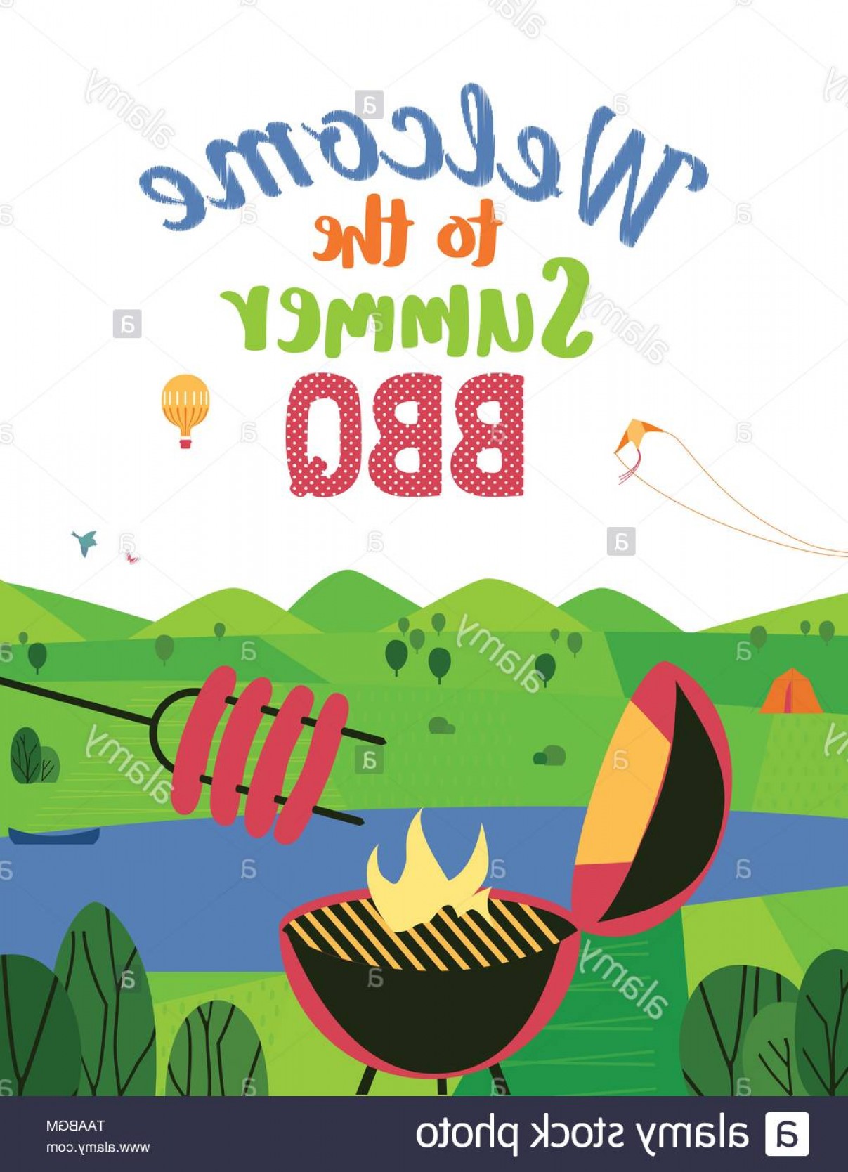 1207x1668 Bbq Vector Art Summer Wallkeeper