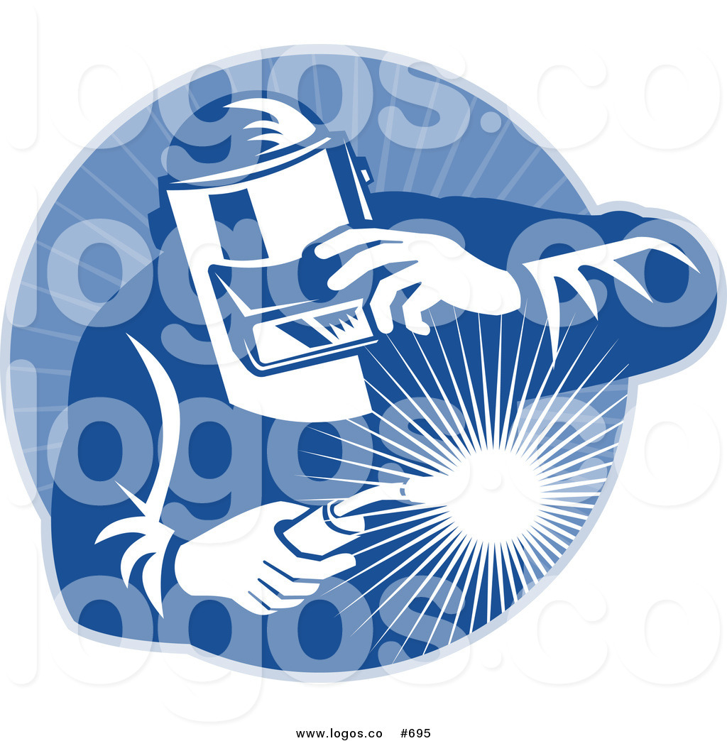 1024x1044 Royalty Free Vector Logo Of A Welder