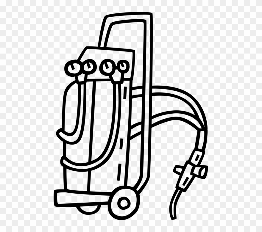 880x780 Vector Illustration Of Oxy Acetylene Welding Equipment
