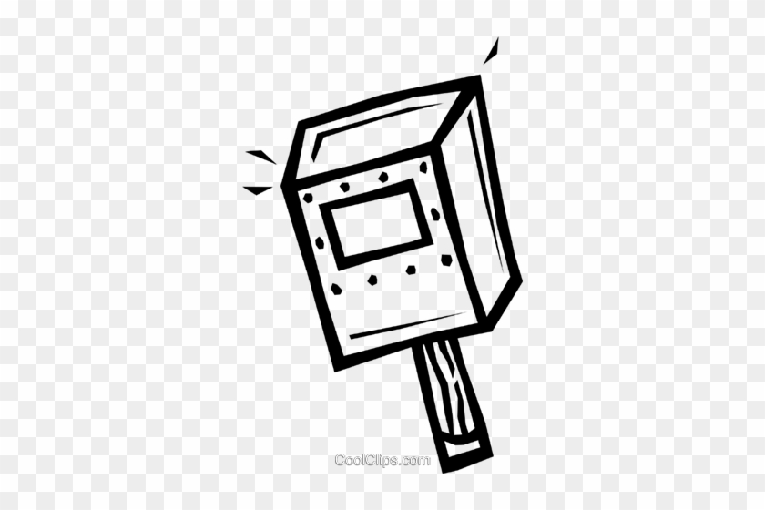 840x560 Welder's Mask Royalty Free Vector Clip Art Illustration