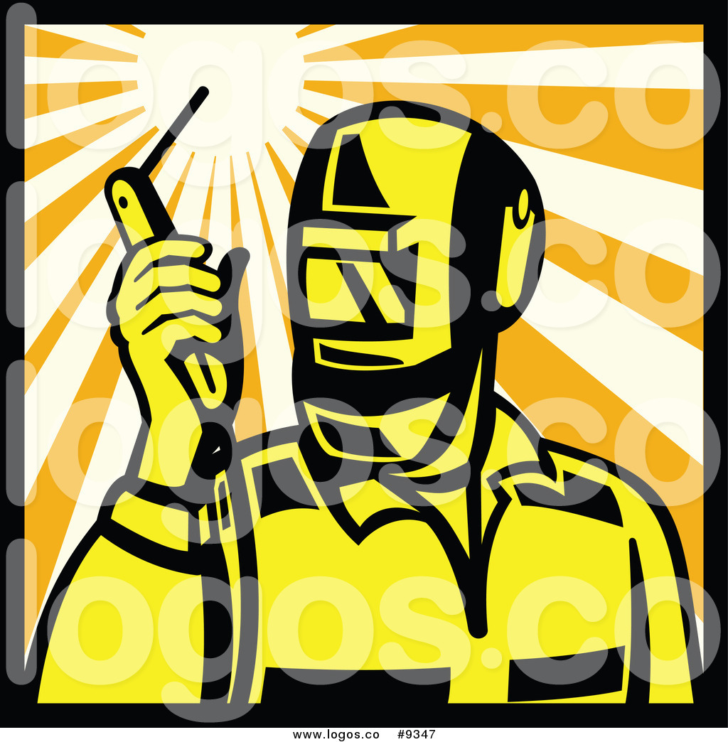 1024x1044 Royalty Free Clip Art Vector Logo Of A Welder Holding A Torch