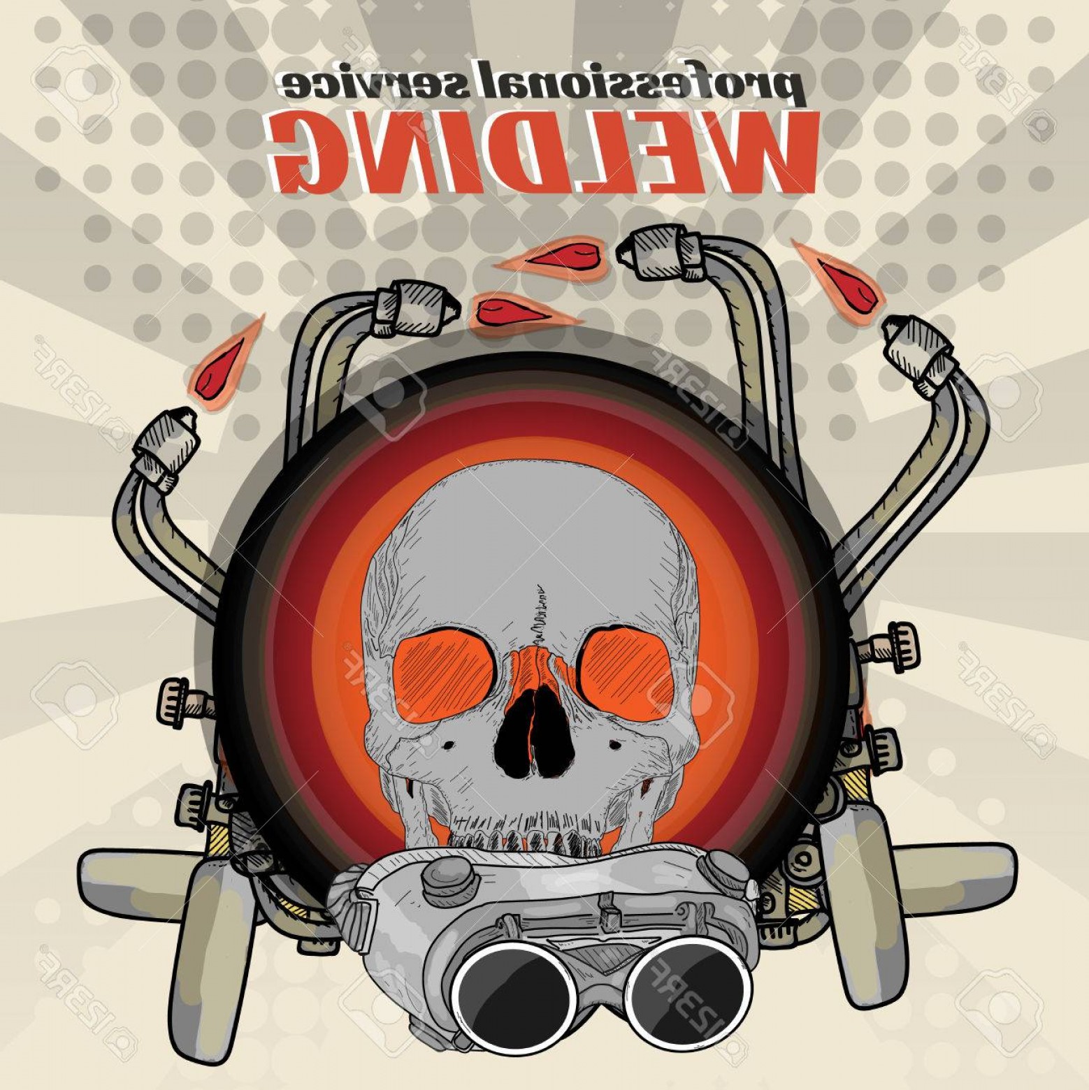 1558x1560 Welder Vector Art With Skulls Catchsplace