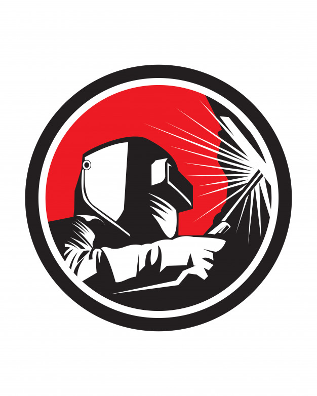 626x782 Welder Logo Vector Vector Premium Download