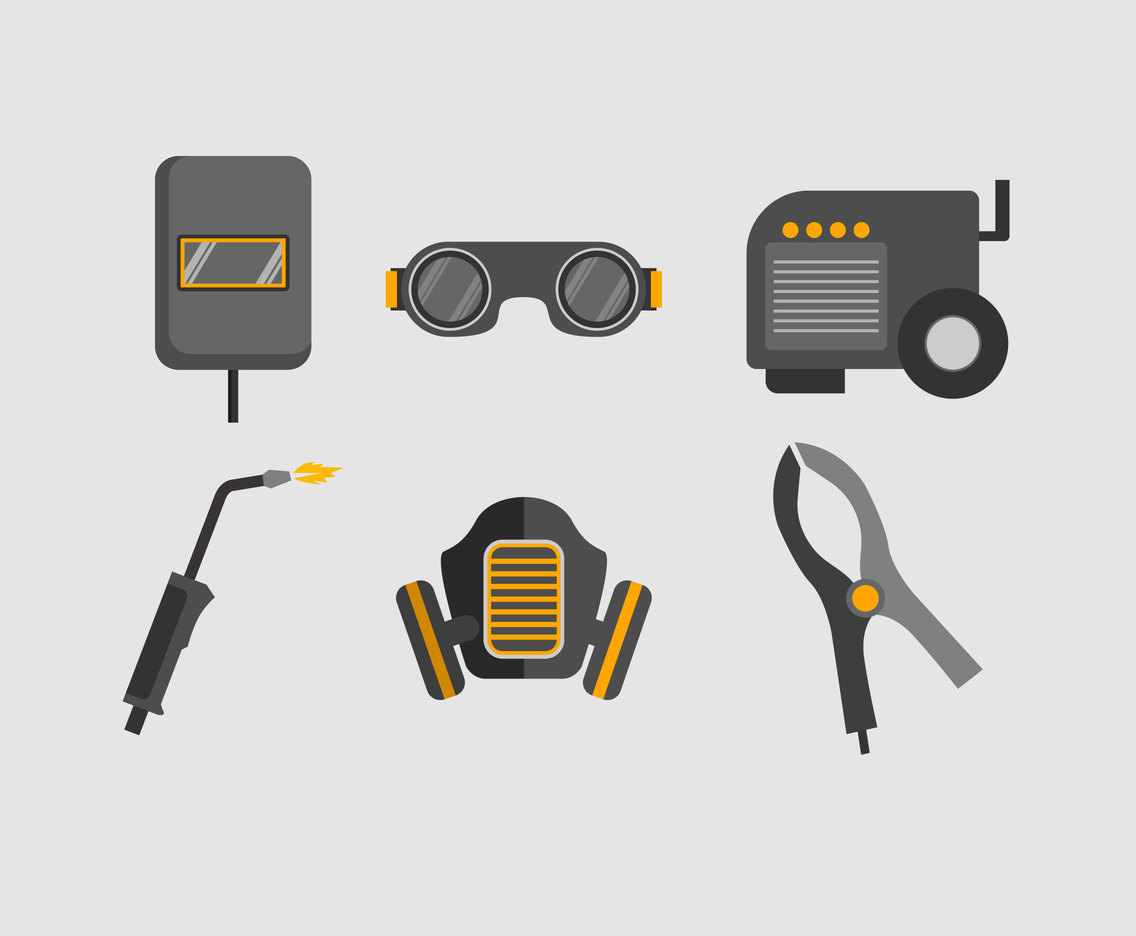 1136x936 Welding Equipment Vector Vector Art Graphics