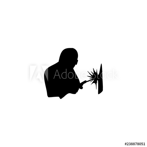 500x500 Welder Vector Icon Welder Sign On White Background Welder Icon