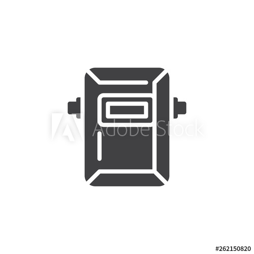 500x500 Protective Welding Mask Vector Icon Filled Flat Sign For Mobile