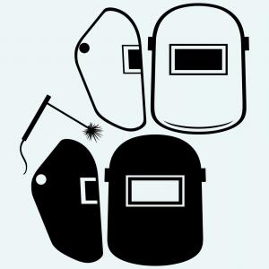 300x300 Welder With Welding Torch Vector Catchsplace