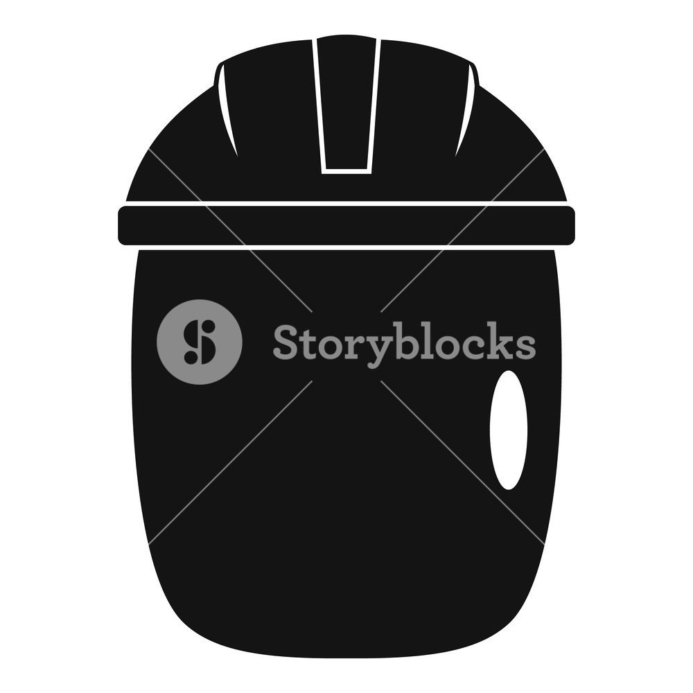 1000x1000 Glass Welding Mask Icon In Simple Style Isolated Vector