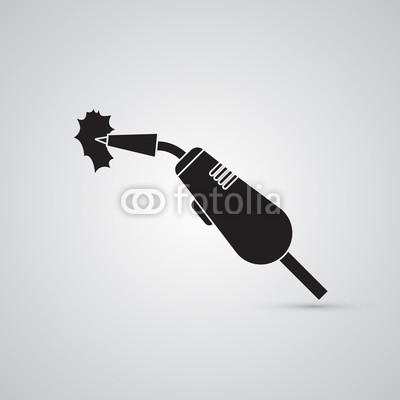 Welding Torch With Flames For Illustration Of Welding And Repairs 400x400 Welding Torch With Flames For Illustration Of Welding And Repairs