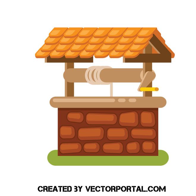 660x660 Water Well Vector Image Various Vectors Vector Free, Free