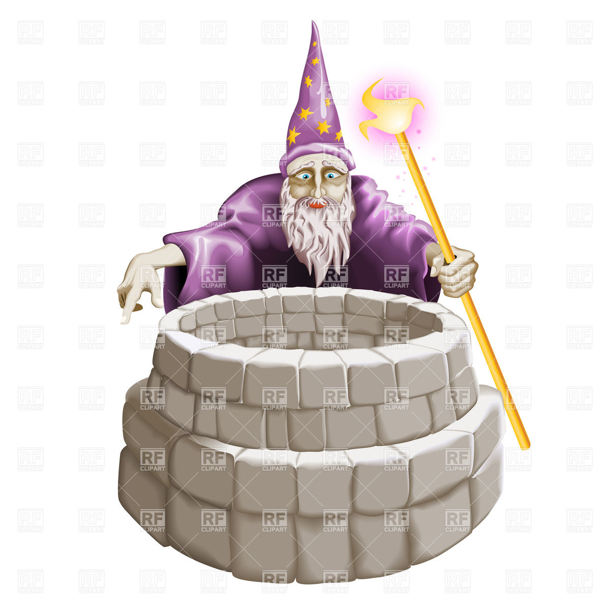 1200x1200 Wizard And The Well Vector Image Of People Dvarg