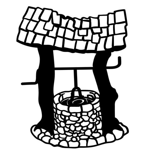 490x490 Wishing Well Vector