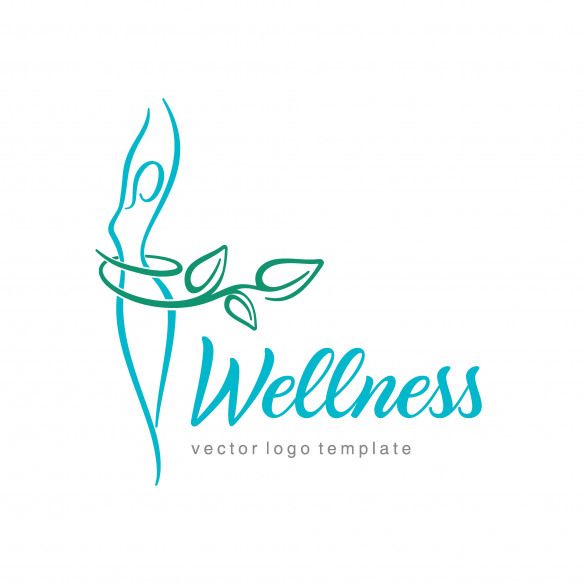 584x584 Wellness Vector Logo Design