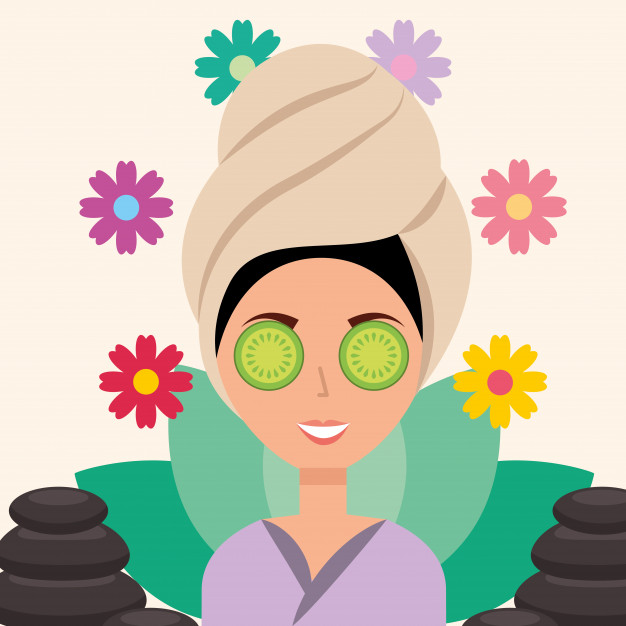 626x626 Woman Spa Wellness Vector Premium Download