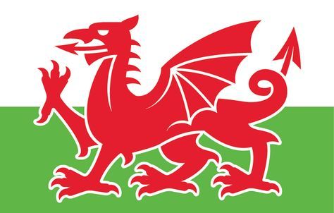 474x302 A Free Vector Graphic Of A Simple Welsh Dragon Symbol Suitable