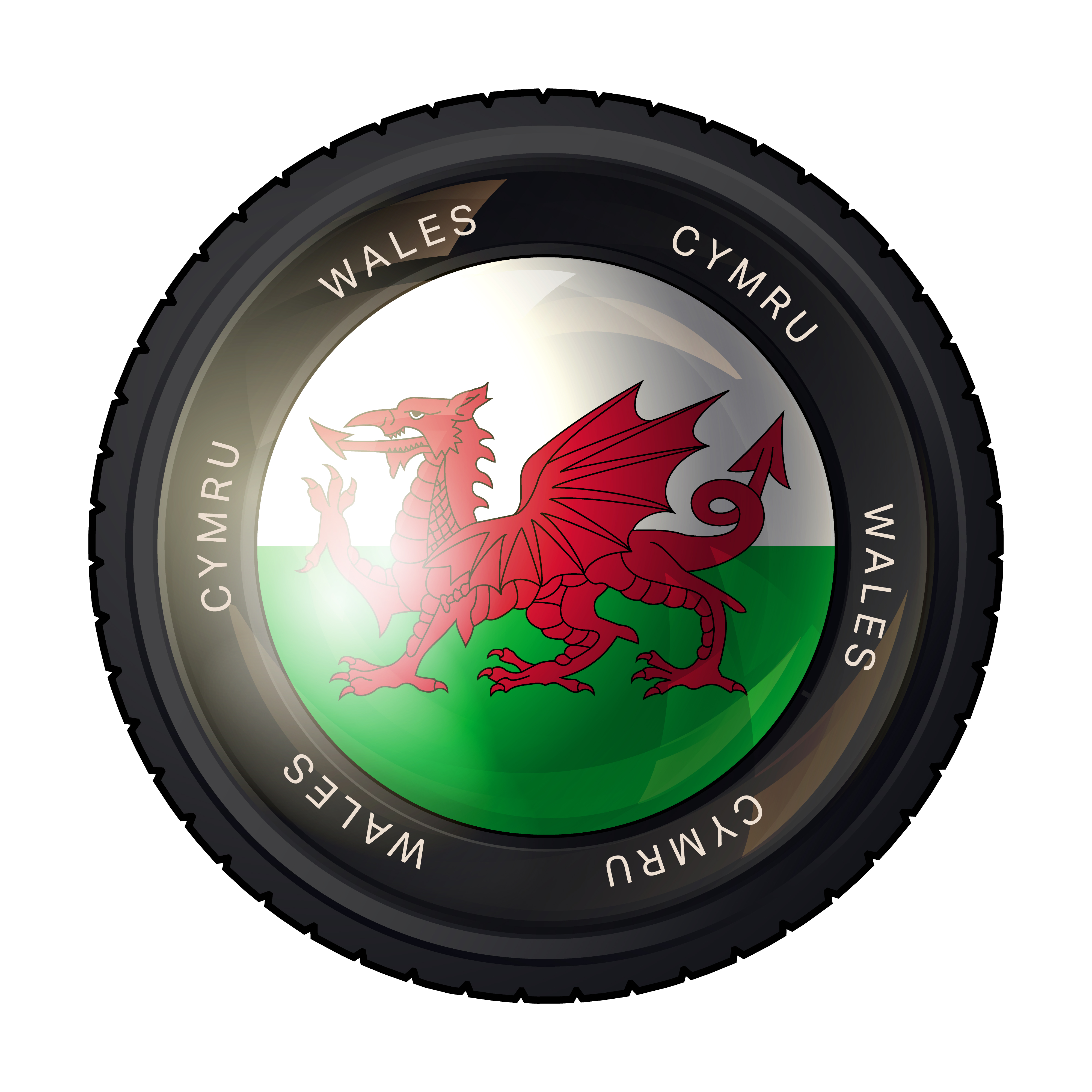 4000x4000 Wales Flag Free Vector Art