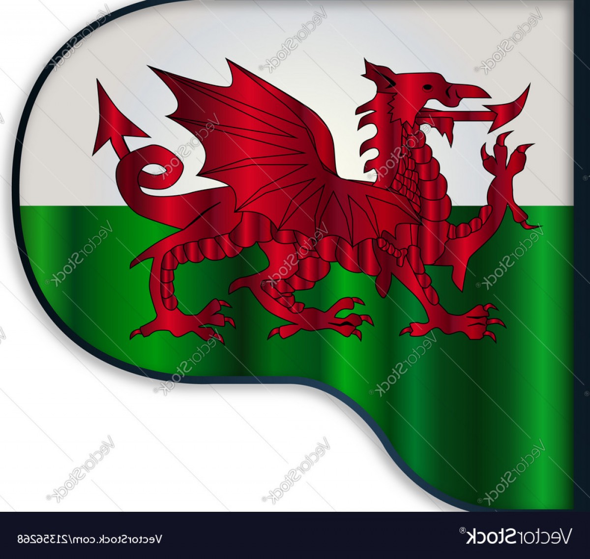 1200x1136 Wales Flag Vector Hoodamathrun
