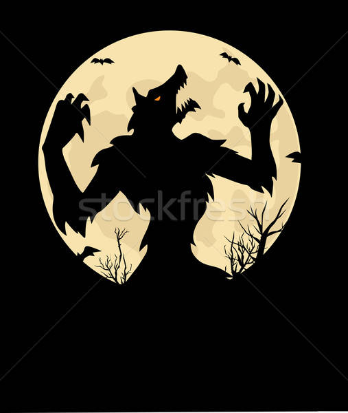 507x600 Werewolf Vector Illustration Edmond Mihai Vertes