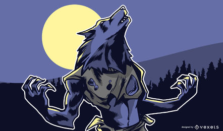 442x260 Werewolf Vector Graphics To Download