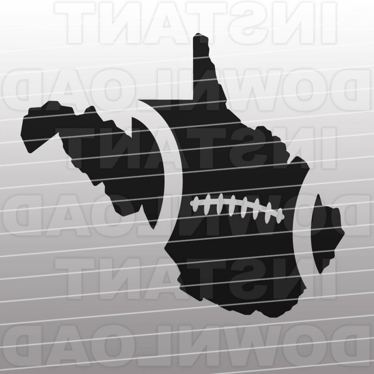 1200x1200 West Virginia Football Logo Vector Lamaison