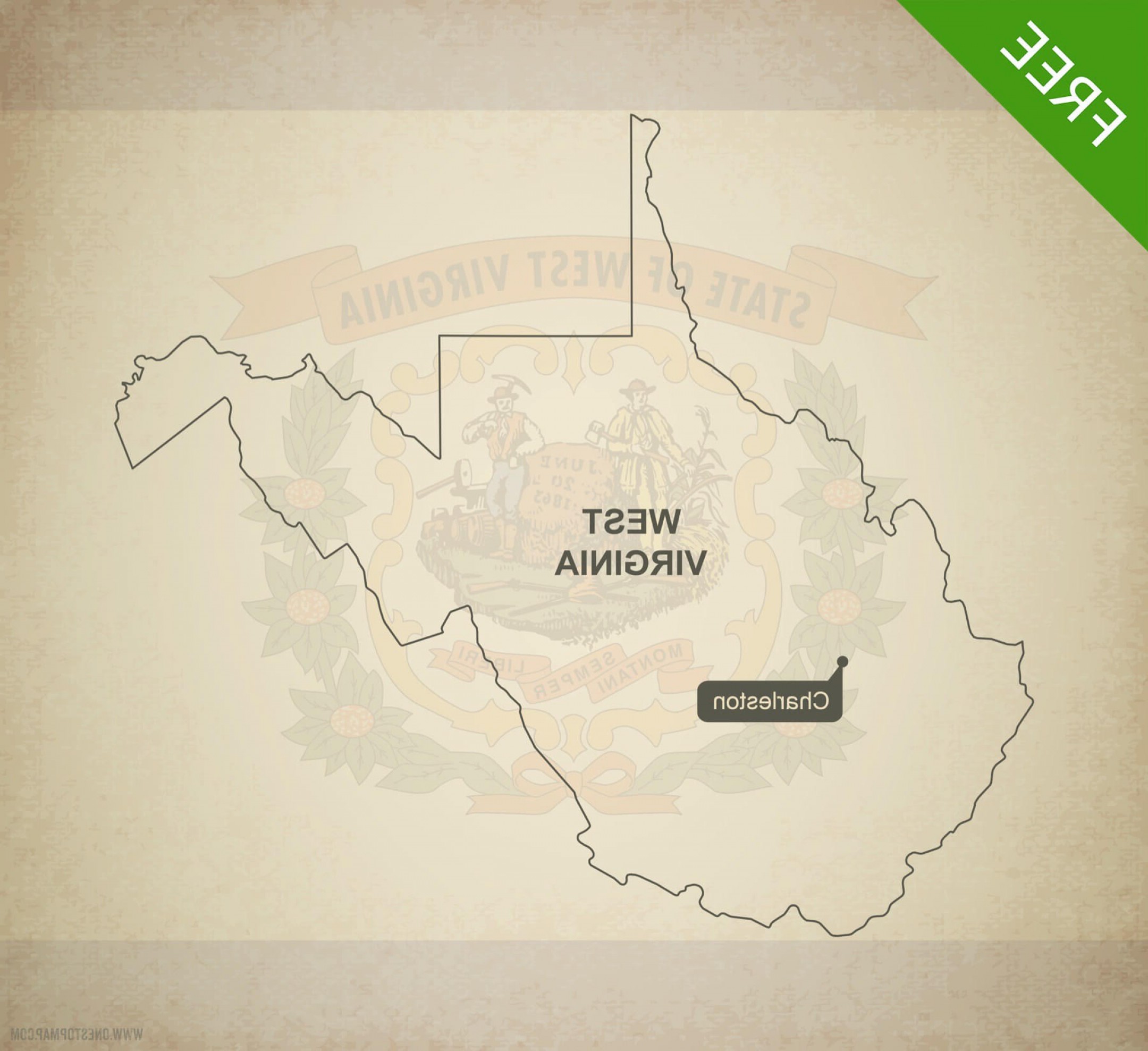 2160x1977 West Virginia State Vector Hoodamath