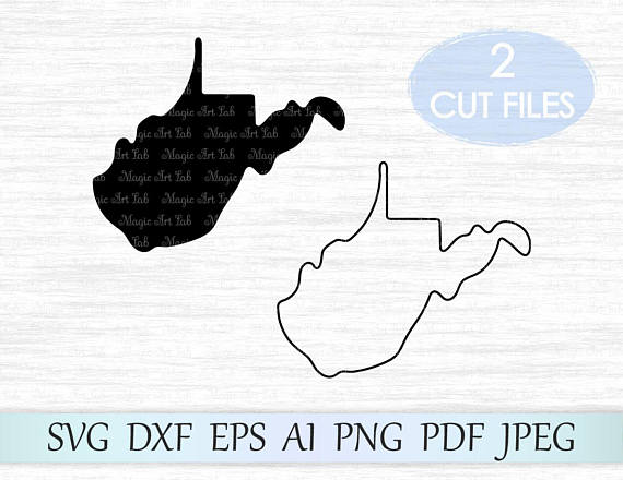 570x440 West Virginia West Virginia State West Virginia Vector