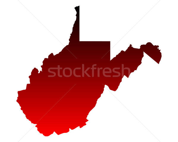 600x480 Map Of West Virginia Vector Illustration Robert Biedermann