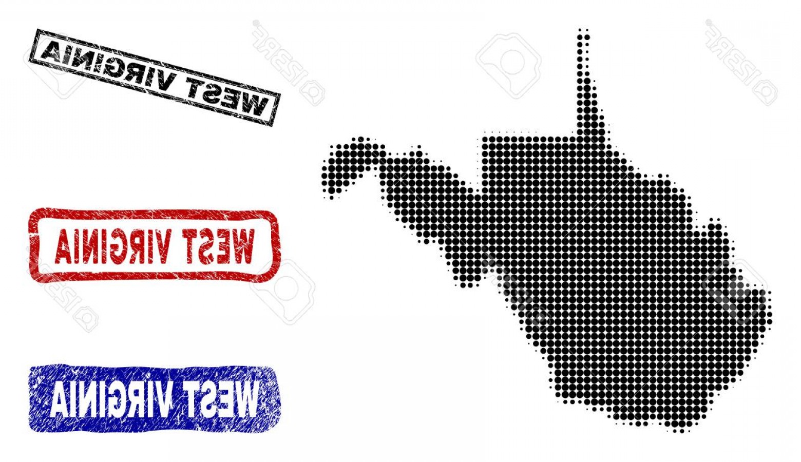 1560x900 West Virginia State Vector Hoodamath