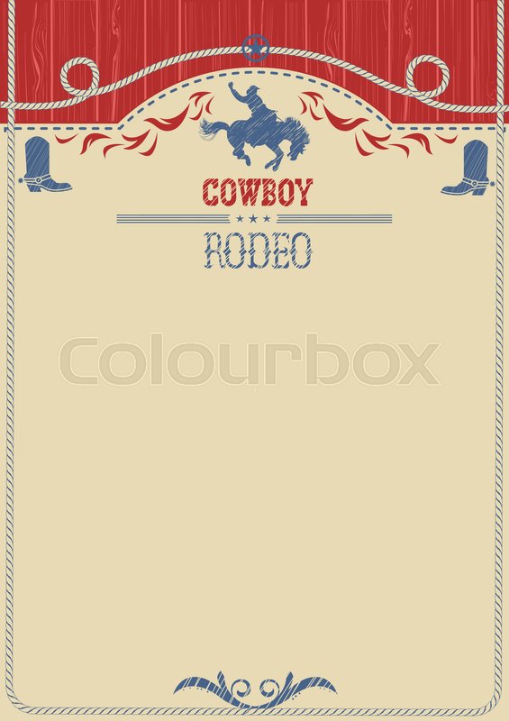 Western Background Vector